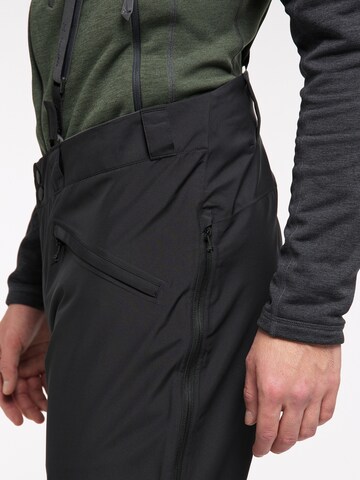 Haglöfs Slim fit Outdoor Pants 'Lumi Form' in Black