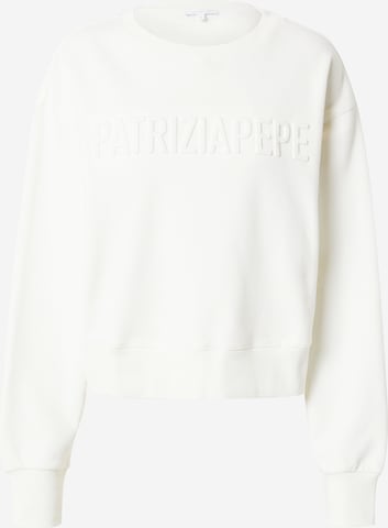 Sweat-shirt 'FELPA' PATRIZIA PEPE en blanc : devant