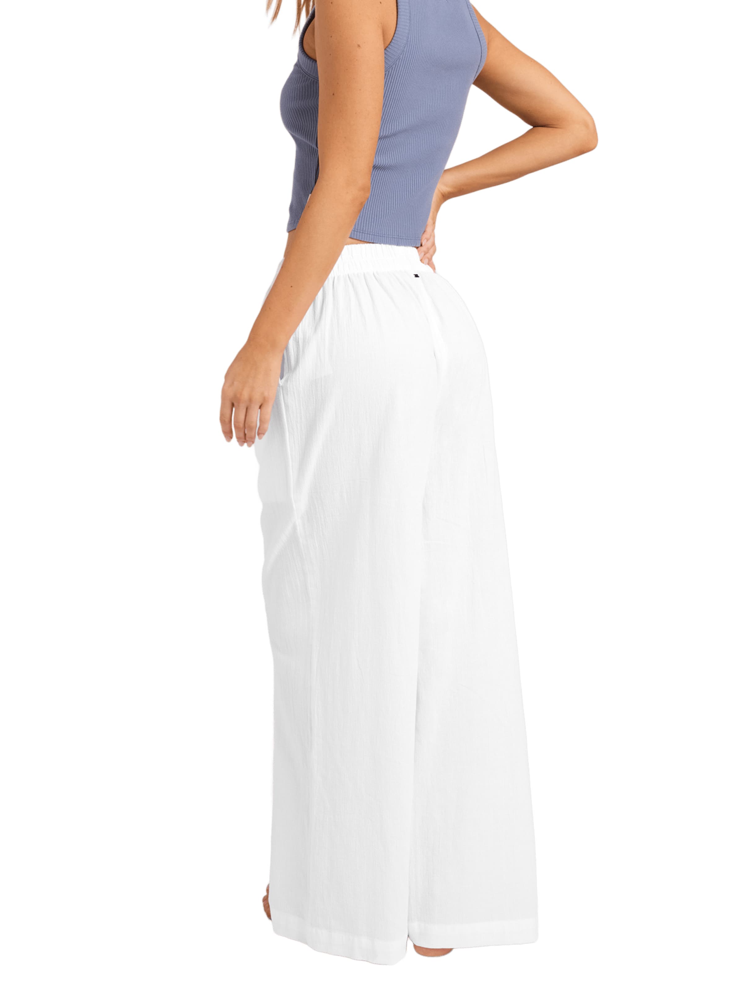 Wide Leg Pantalon 'Follow Me' BILLABONG en blanc