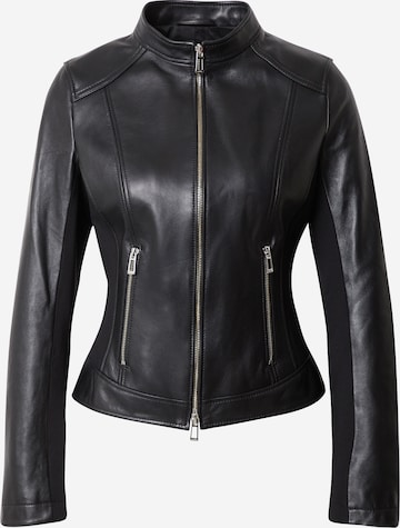 HUGOPrijelazna jakna 'Lanore' - crna boja: prednji dio