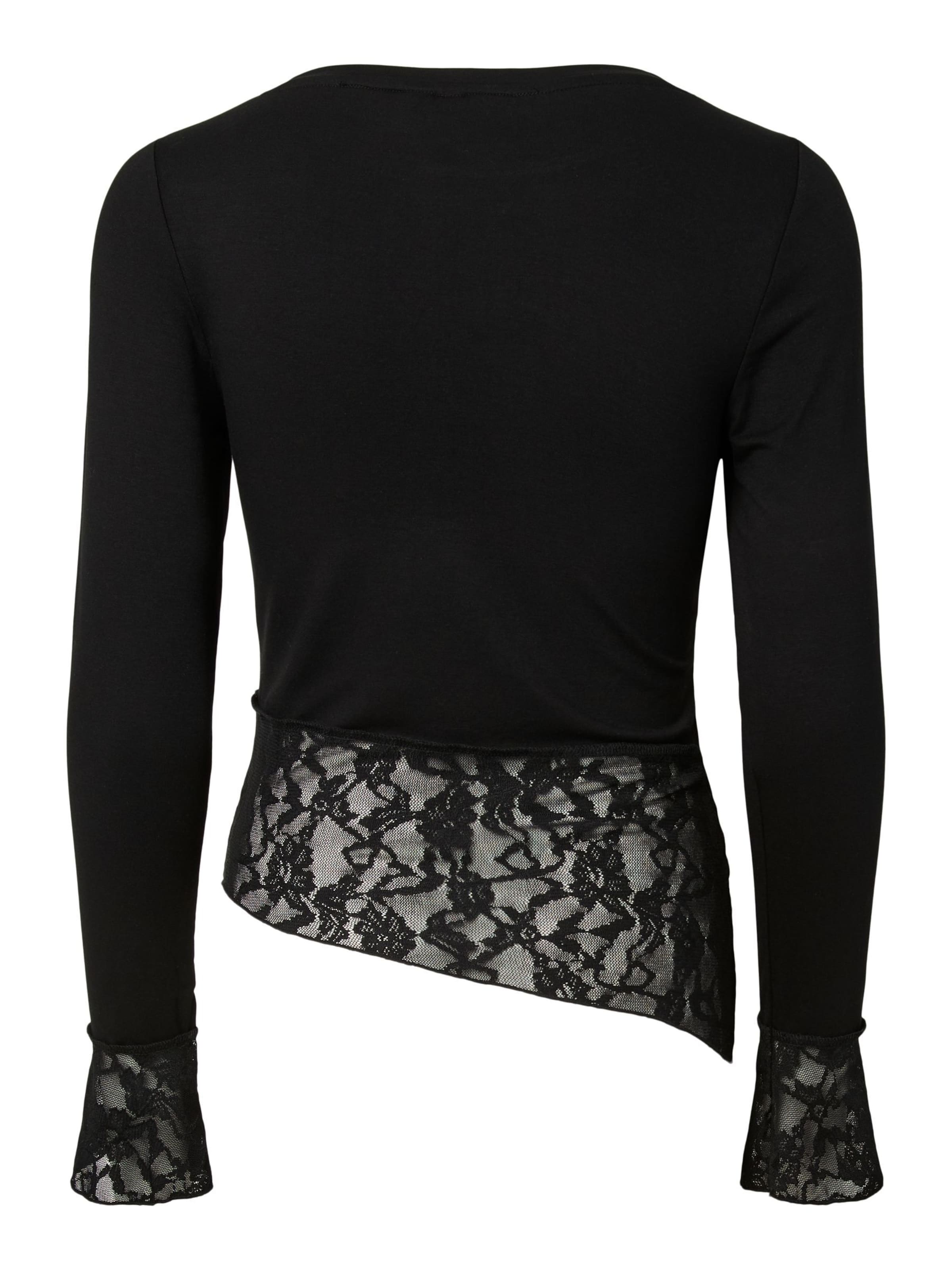 PIECES Shirt in Schwarz