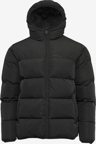 mazine Winter Jacket ' Driftwood Puffer Jacket ' in Black: front