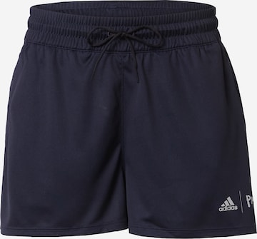 ADIDAS SPORTSWEAR - Pantalón deportivo 'Parley' en azul: frente