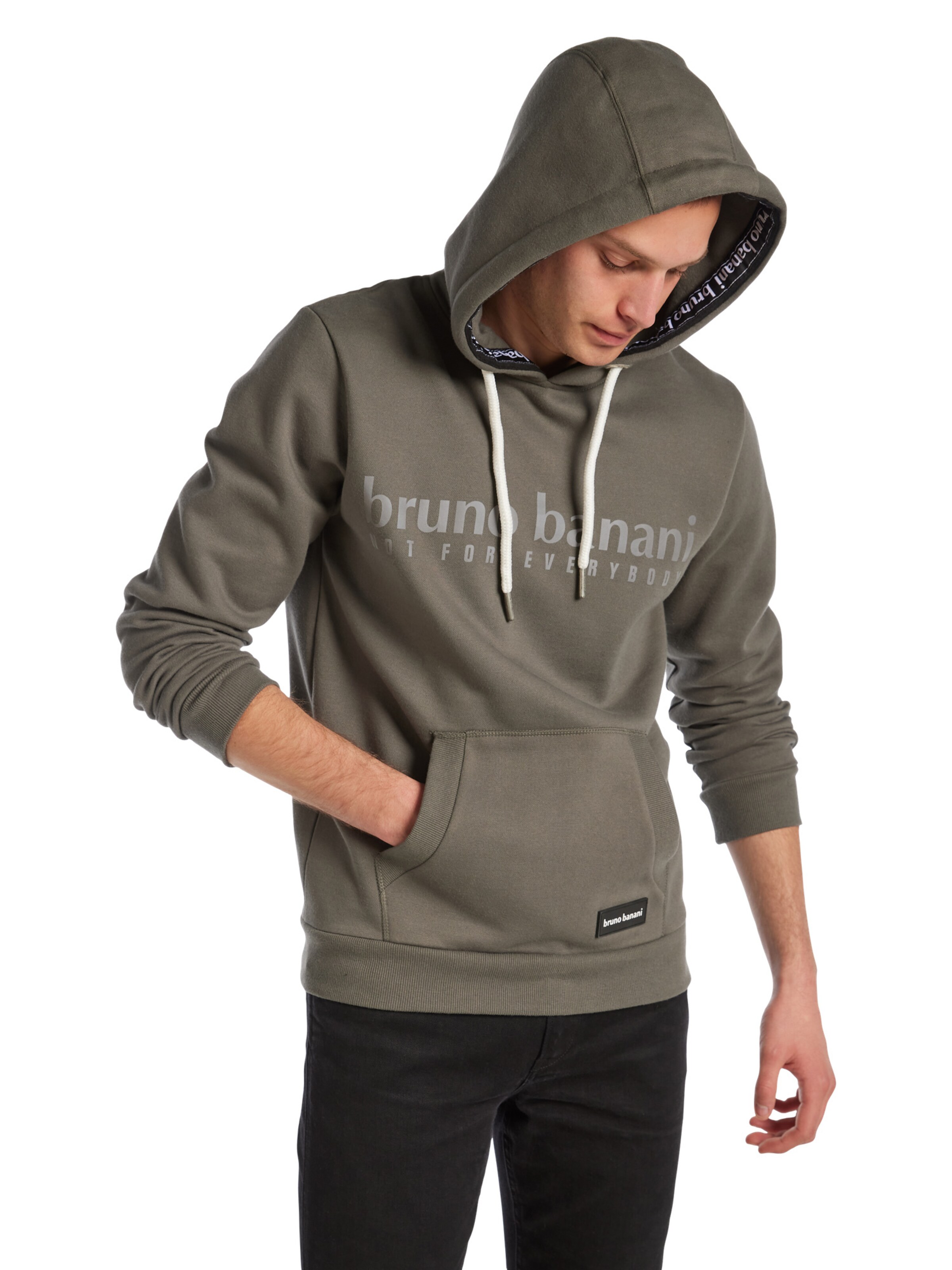 Bruno Banani Sweatshirt 'Baldwin' in Grey: front