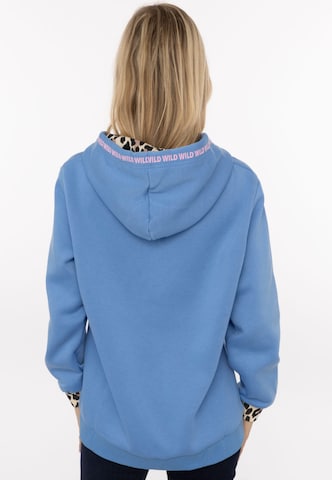 Zwillingsherz Sports sweat jacket in Blue
