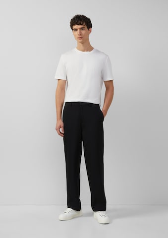 s.Oliver BLACK LABEL Wide Leg Hose in Schwarz