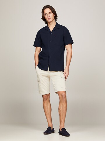 TOMMY HILFIGER Regular Fit Hemd in Blau