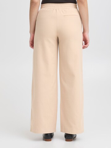 Wide leg Jeans 'Kate' di ICHI in beige