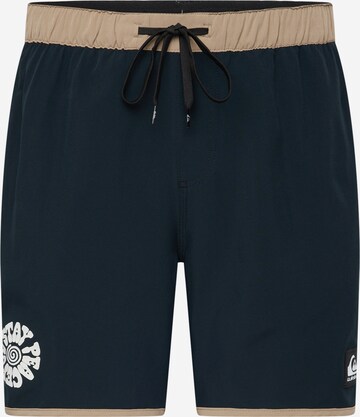 QUIKSILVER Regular Swimming Trunks 'OMNI SCALLOP' in Black: front