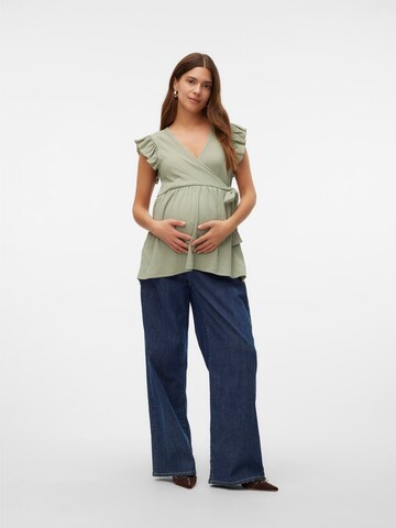 MAMALICIOUS Bluse 'LIMA' in Grün