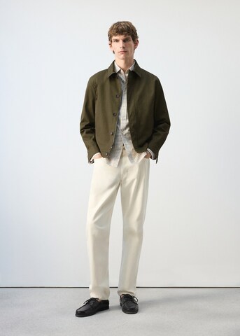 MANGO MAN Between-Season Jacket 'Pascual' in Green