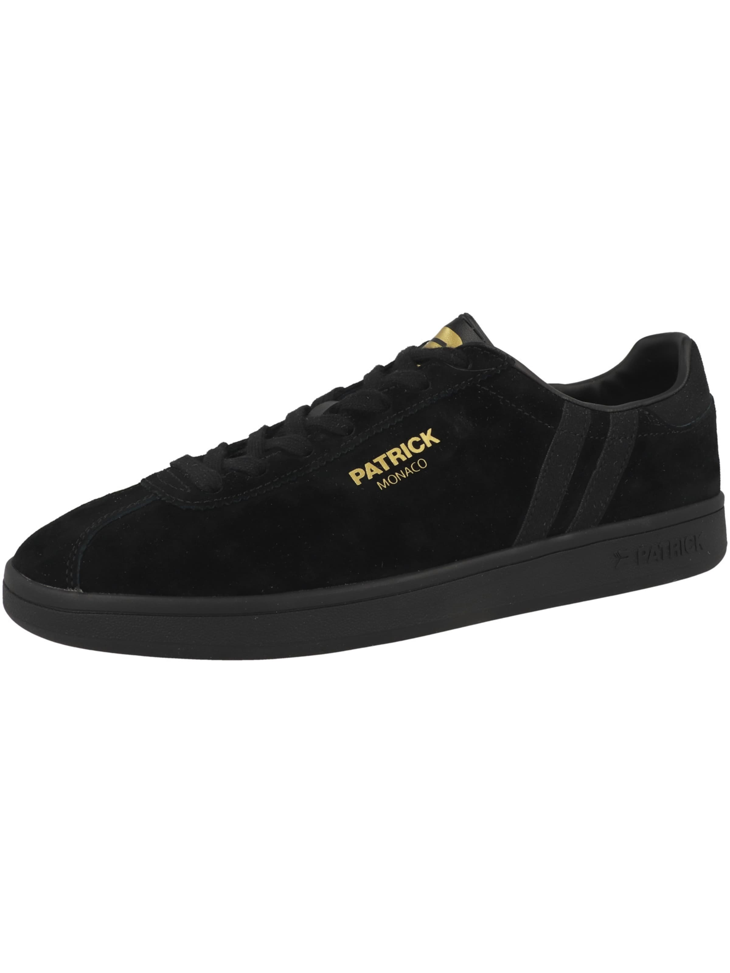 Sneaker bassa 'Monaco' di Patrick in nero: frontale