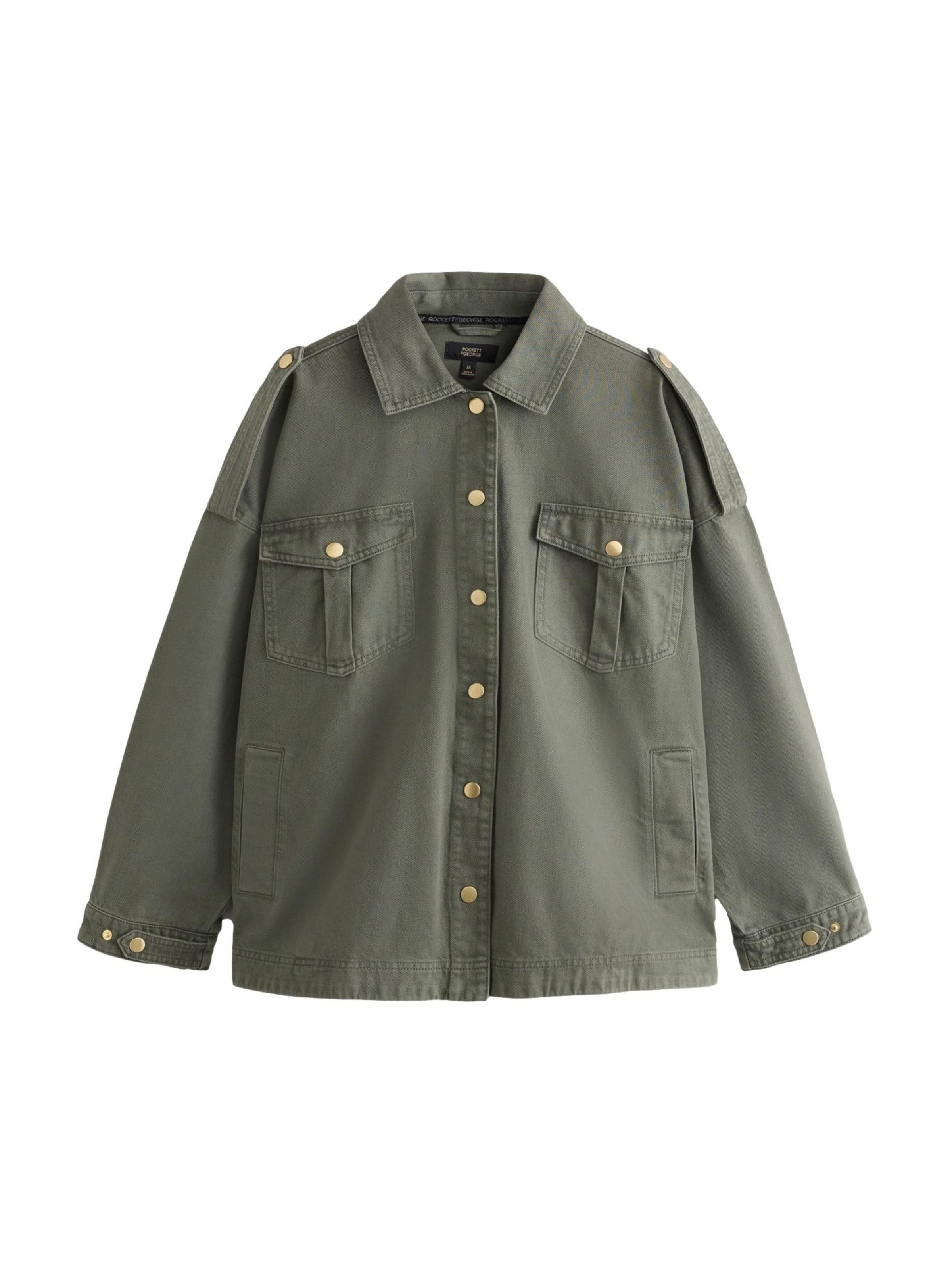 Rockett St George Jacke in Grün: Vorderseite