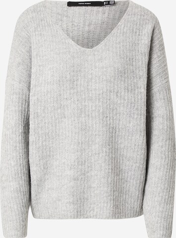 VERO MODA - Pullover 'Julie' em cinzento: frente