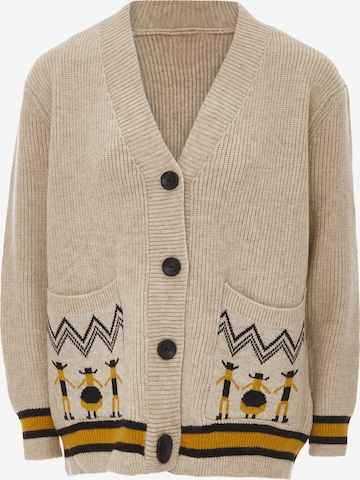 IMMY Knit Cardigan in Beige: front