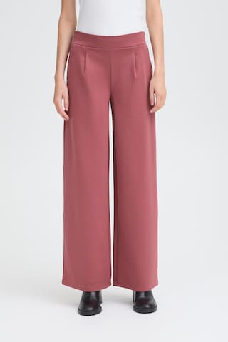 ICHI Wide Leg Hose in Pink