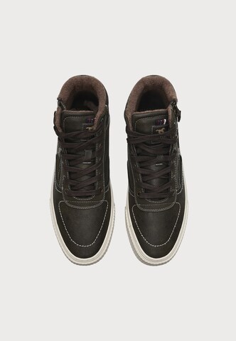 MUSTANG Sneakersy wysokie w kolorze zielony