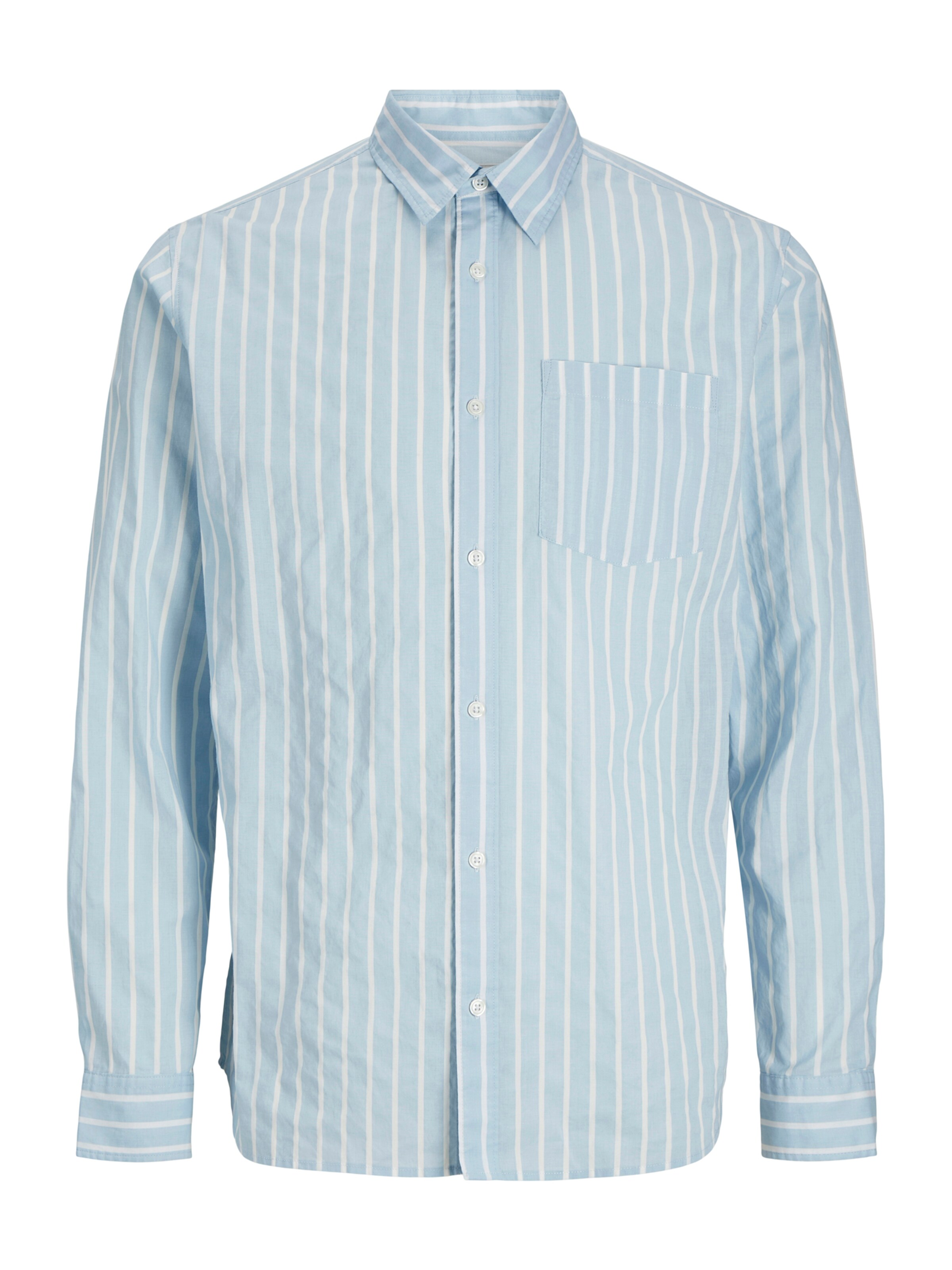 Coupe regular Chemise 'JREBROW' JJ Rebel en bleu : devant