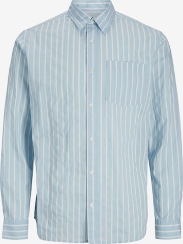 JJ Rebel Regular Fit Hemd 'JREBROW' in Blau: Vorderseite