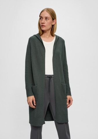 s.Oliver Knit cardigan in Green: front