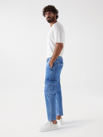 Salsa Jeans Slim fit Cargo Jeans in Blue