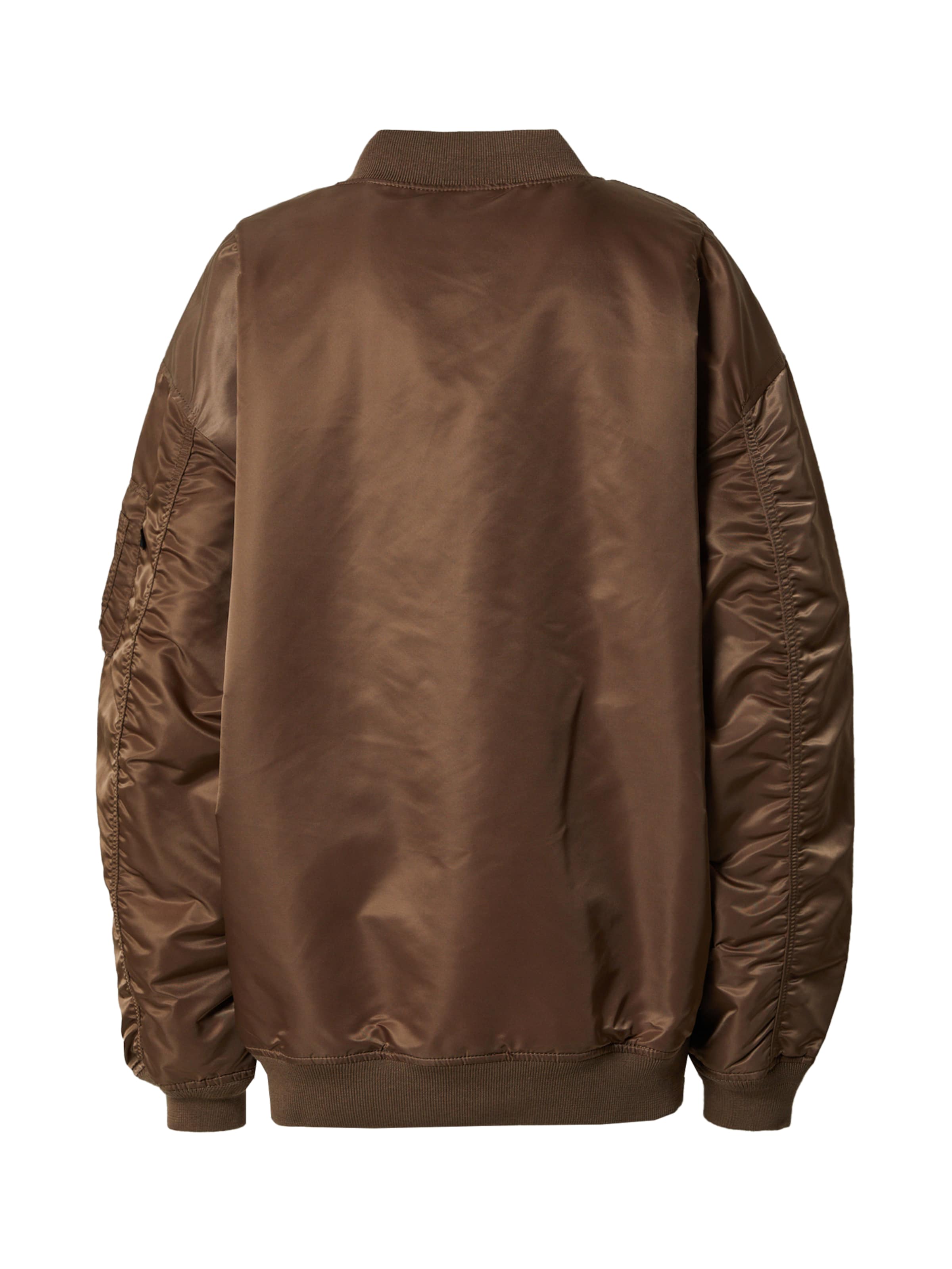 ALPHA INDUSTRIES Overgangsjakke 'Ma-1' i brun