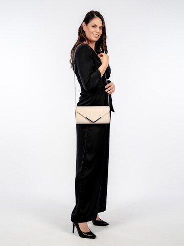 TAMARIS Clutch 'Amalia' in Beige: front