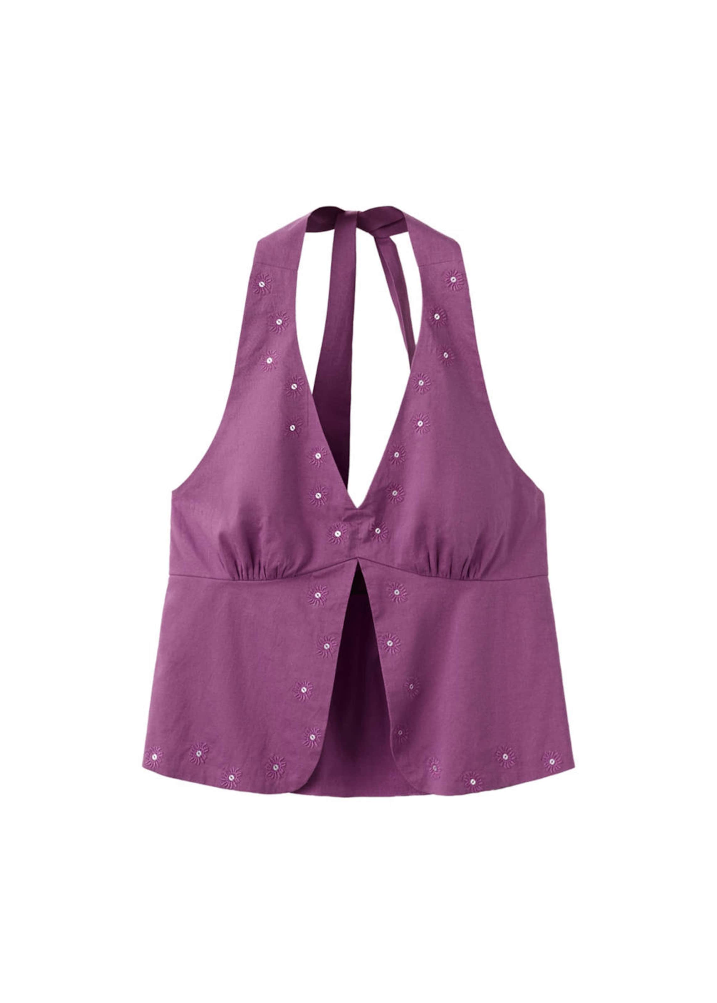 MANGO TEEN Top 'Tnat' in Purple: front