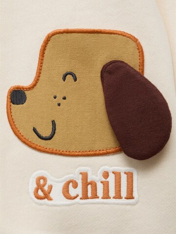 Bluză de molton 'CHILL' de la MANGO KIDS pe bej