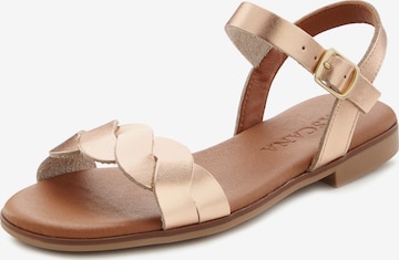 Sandales LASCANA en marron : devant