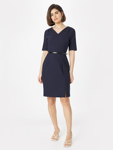 s.Oliver BLACK LABEL Cocktail Dress in Blue: front