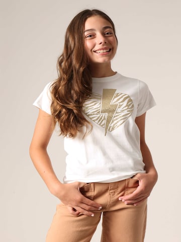 T-Shirt 'LOVERS' Deeluxe en blanc