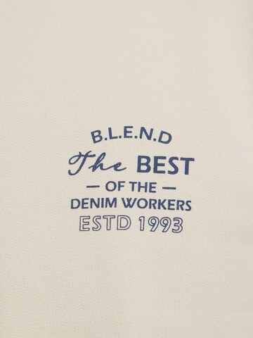 BLEND Rundhalspullover ' BHSweatshirt ' in Beige