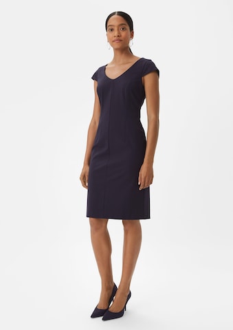 COMMA Sheath Dress in Blue: front