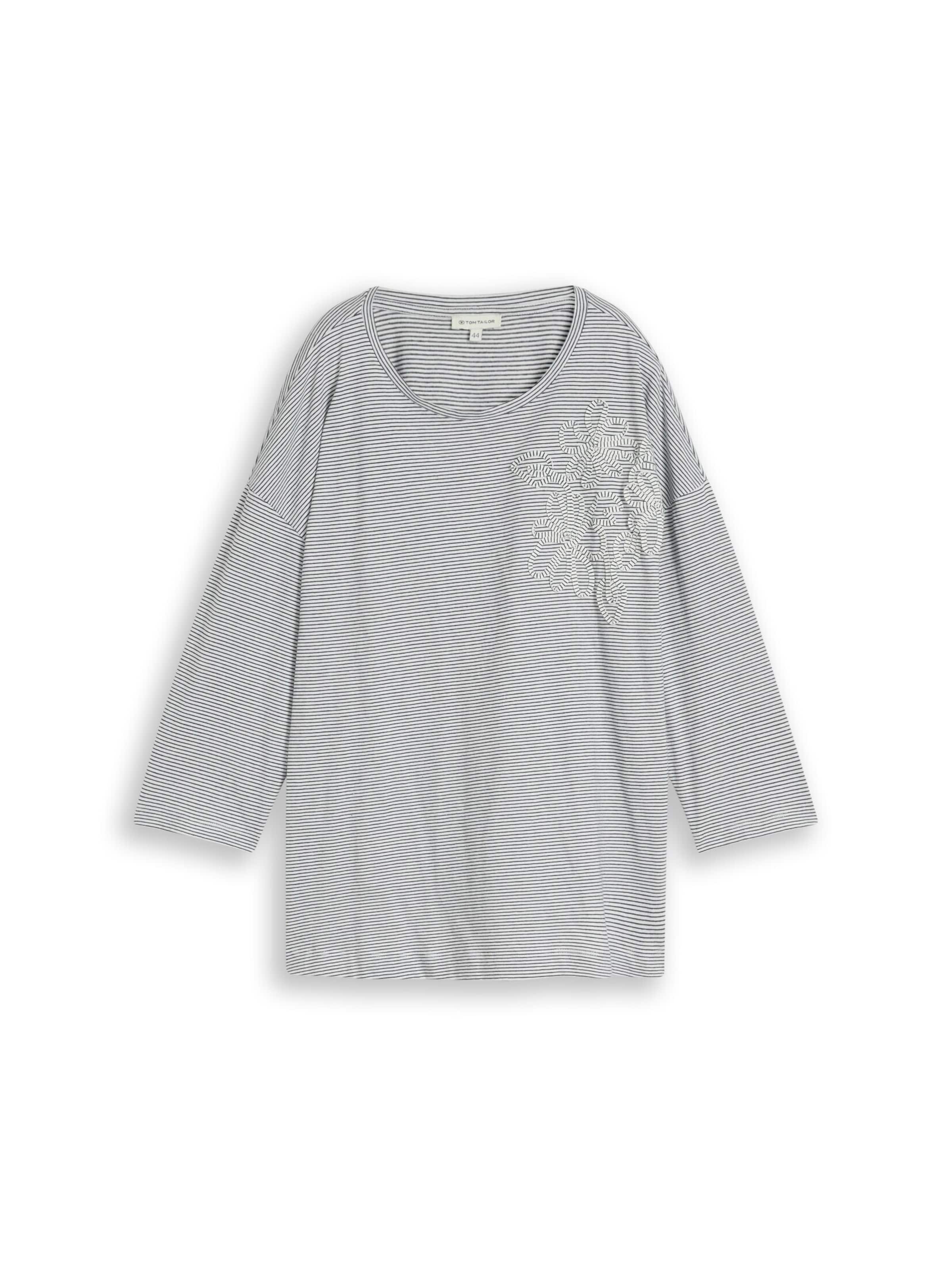 T-shirt Tom Tailor Women + en blanc : devant
