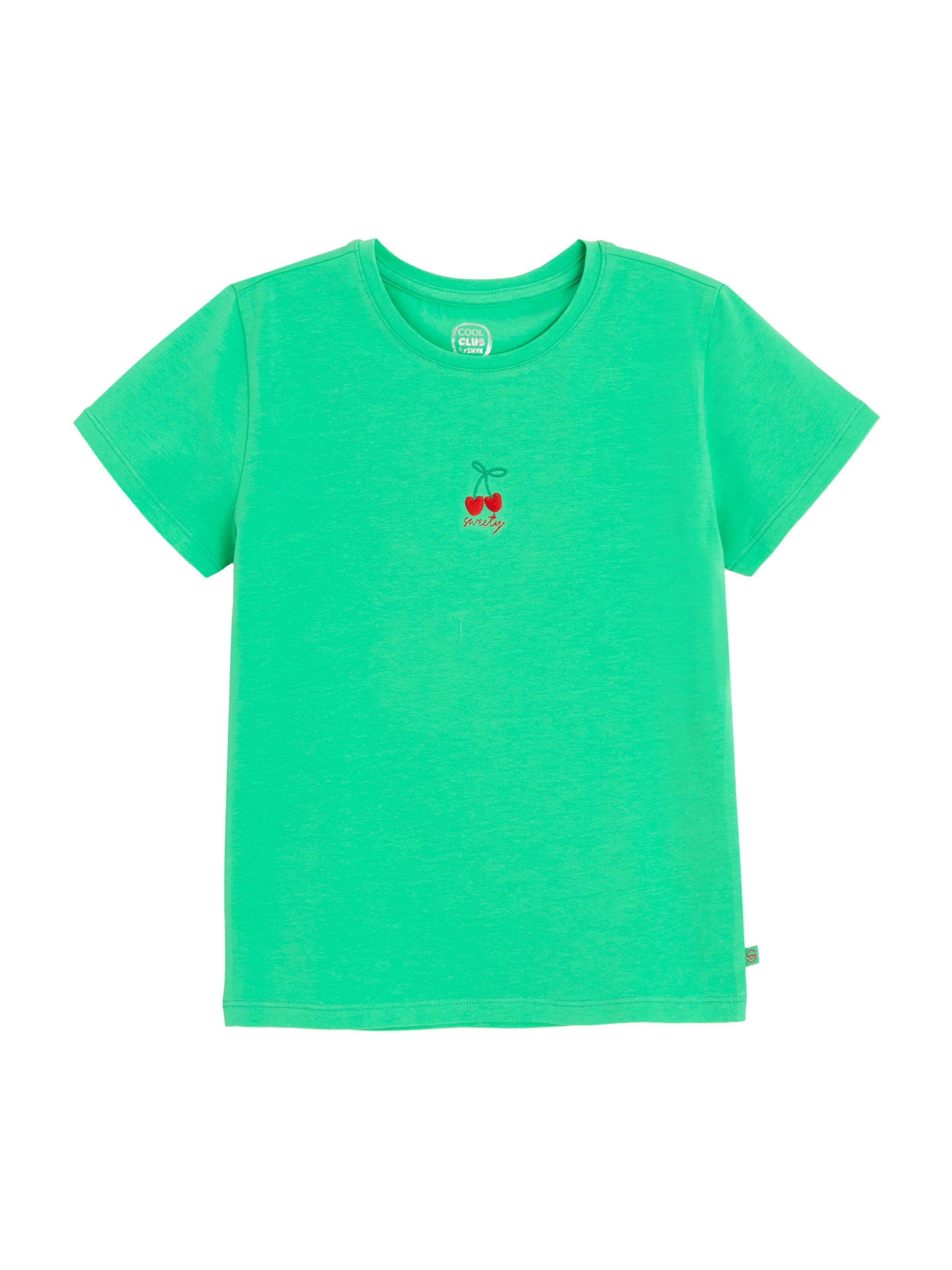 Tricou de la Cool Club pe verde: față