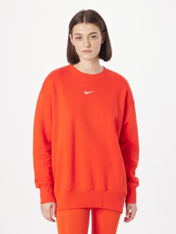 Felpa di Nike Sportswear in rosso: frontale