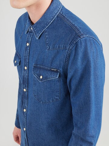 MUSTANG Regular fit Πουκάμισο 'STYLE DUVER' σε μπλε