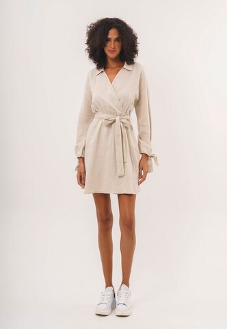 FRESHLIONS Kleid 'Joana' in Beige
