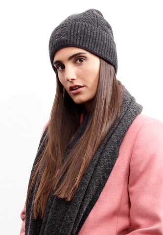 CODELLO Beanie in Grey: front