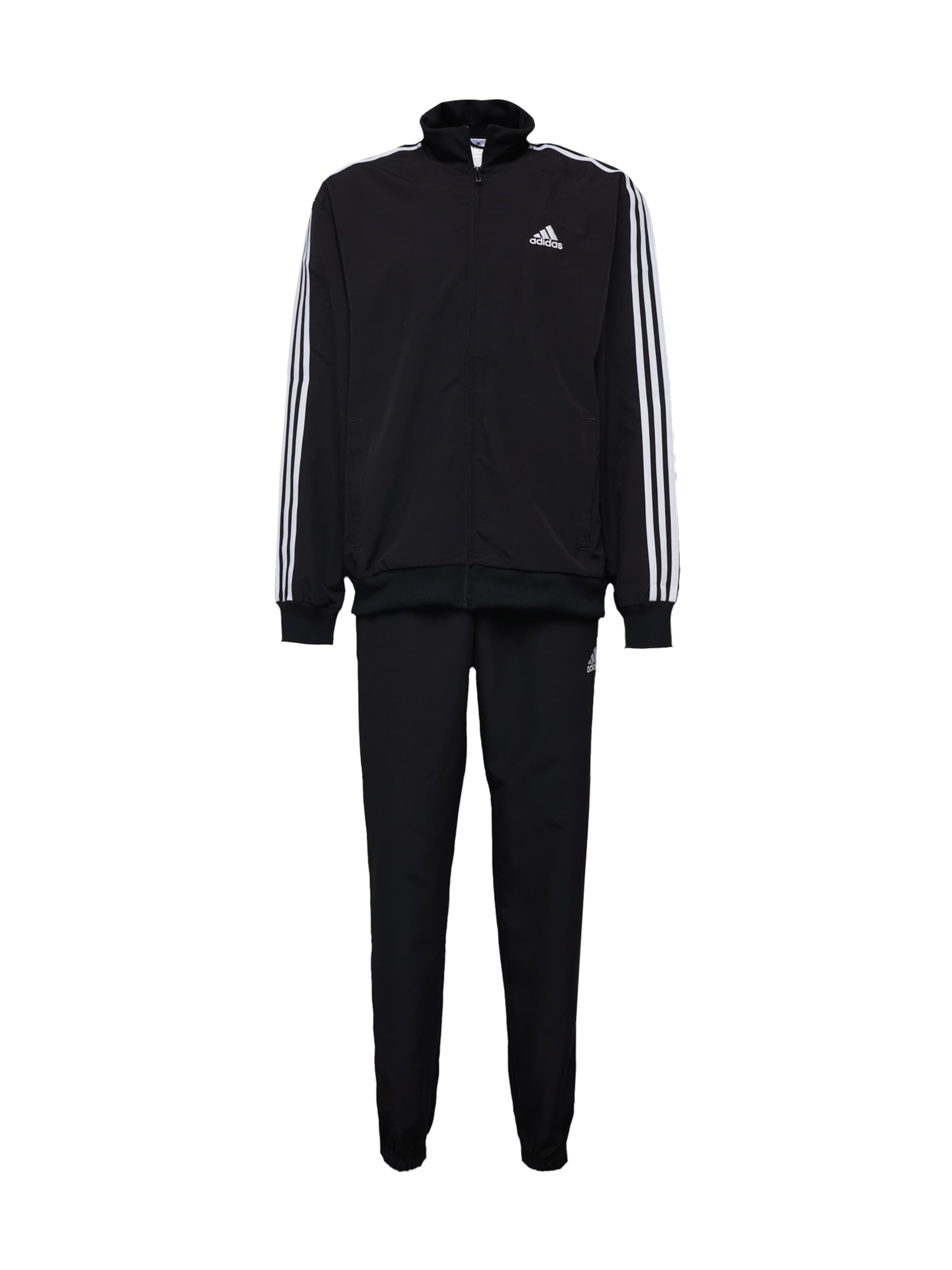 ADIDAS SPORTSWEAR - Fato de treino em preto: frente