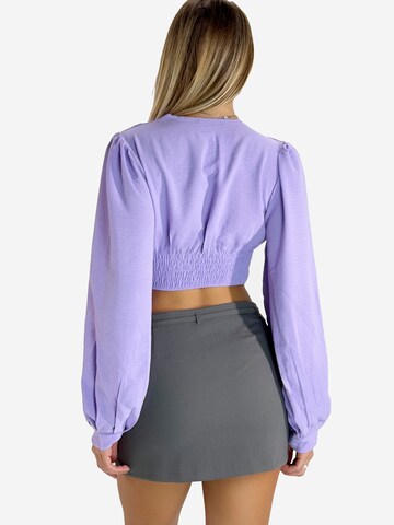 Chemisier Elara en violet