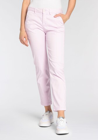 Herrlicher Slim fit Pants in Pink: front