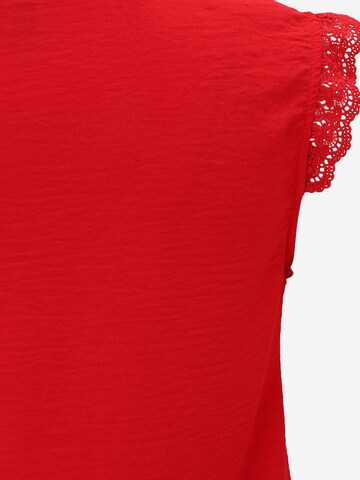 Vero Moda Petite Bluzka 'NANNA' w kolorze czerwony