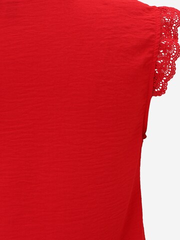 Vero Moda Petite Blouse 'NANNA' in Red