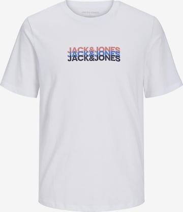 JACK & JONES - Camiseta 'JWHCYBER' en blanco: frente