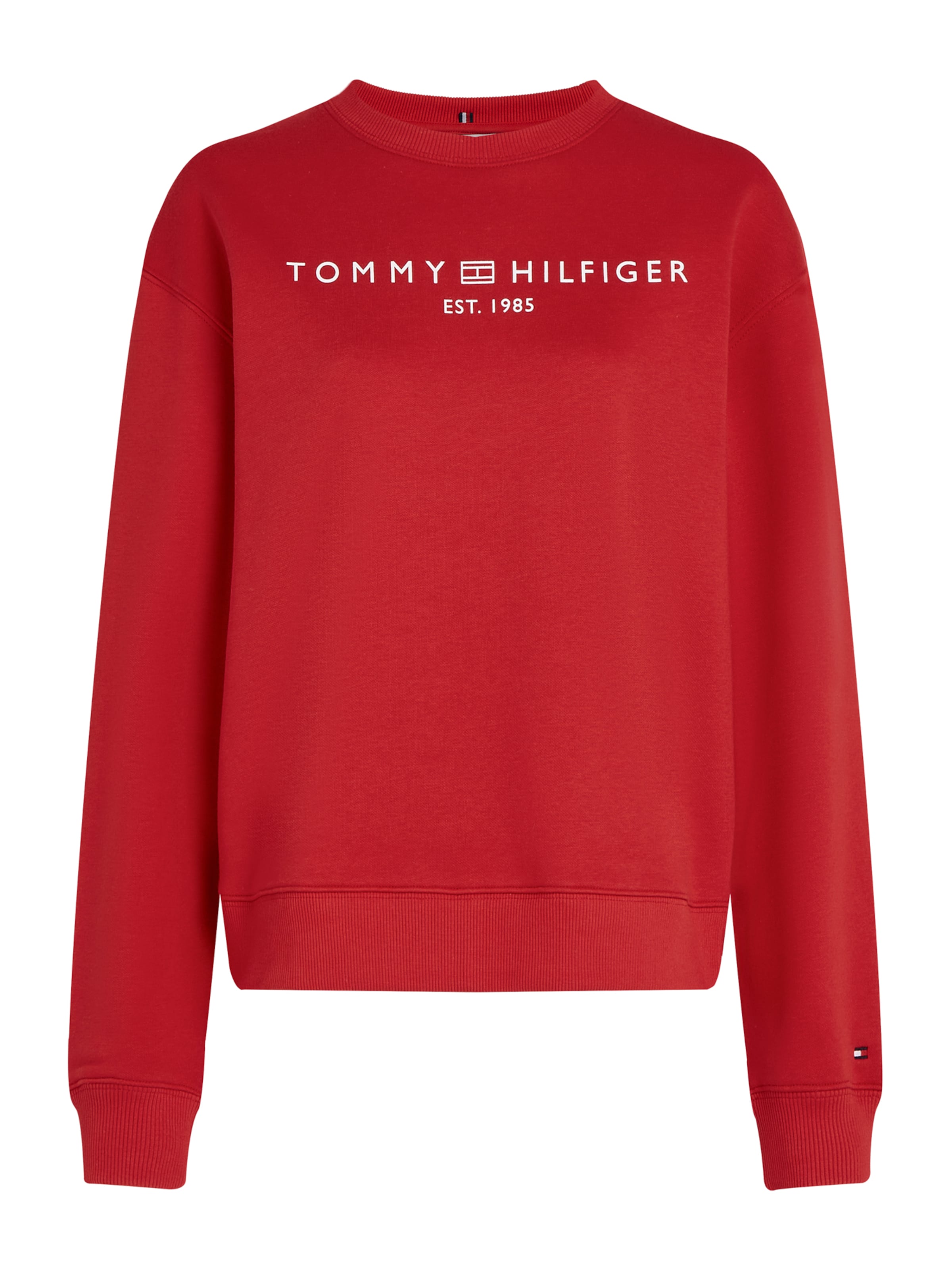 TOMMY HILFIGER Sweatshirt in Rot: Vorderseite