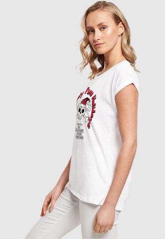 T-shirt 'The Nightmare Before Christmas - Ghoulishly Fun Holidays' ABSOLUTE CULT en blanc