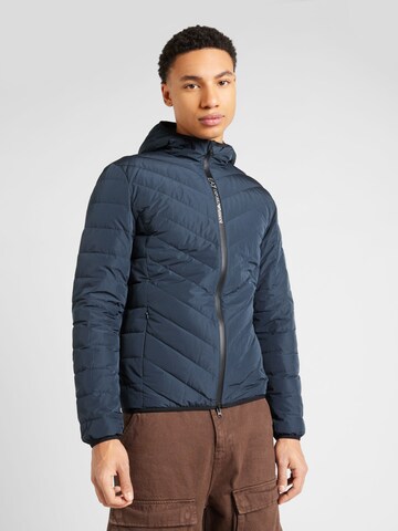 EA7 Emporio Armani Zimná bunda - Modrá: predná strana