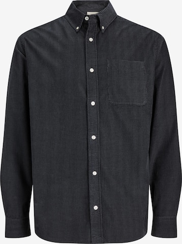 JACK & JONES Regular fit Button Up Shirt 'BROOK' in Black: front